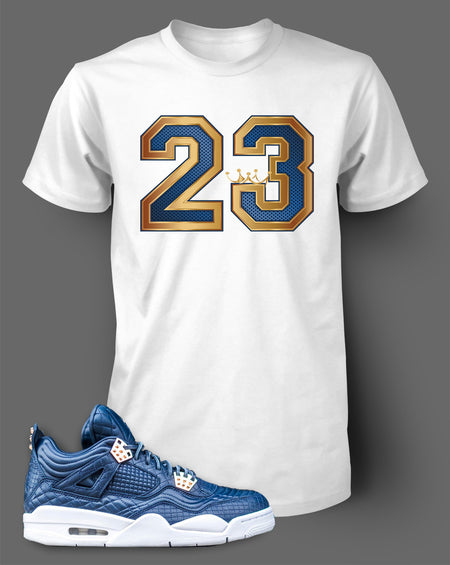 Graphic 23 T Shirt To Match Retro Air Jordan 4 Motorsports Shoe