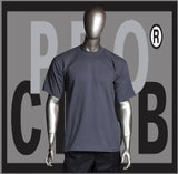 SHORT SLEEVE TEE CREW NECK Pro Club COMFORT T Shirt (Charcoal) Small to 7XL - Just Sneaker Tees