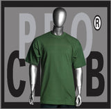 SHORT SLEEVE TEE CREW NECK Pro Club COMFORT T Shirt (Olive Green) Small to 7XL - Just Sneaker Tees