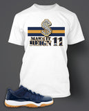 T Shirt To Match Retro Air Jordan 11 Gum Shoe