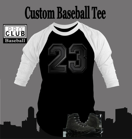 Baseball T Shirt to Match Retro Air Jordan 9 Mango Shoe