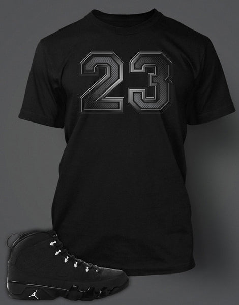T-shirt To match retro 9 anthracite Jordan S/S Black