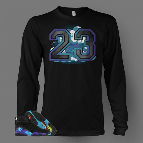 Jordan 8 aqua t deals shirt