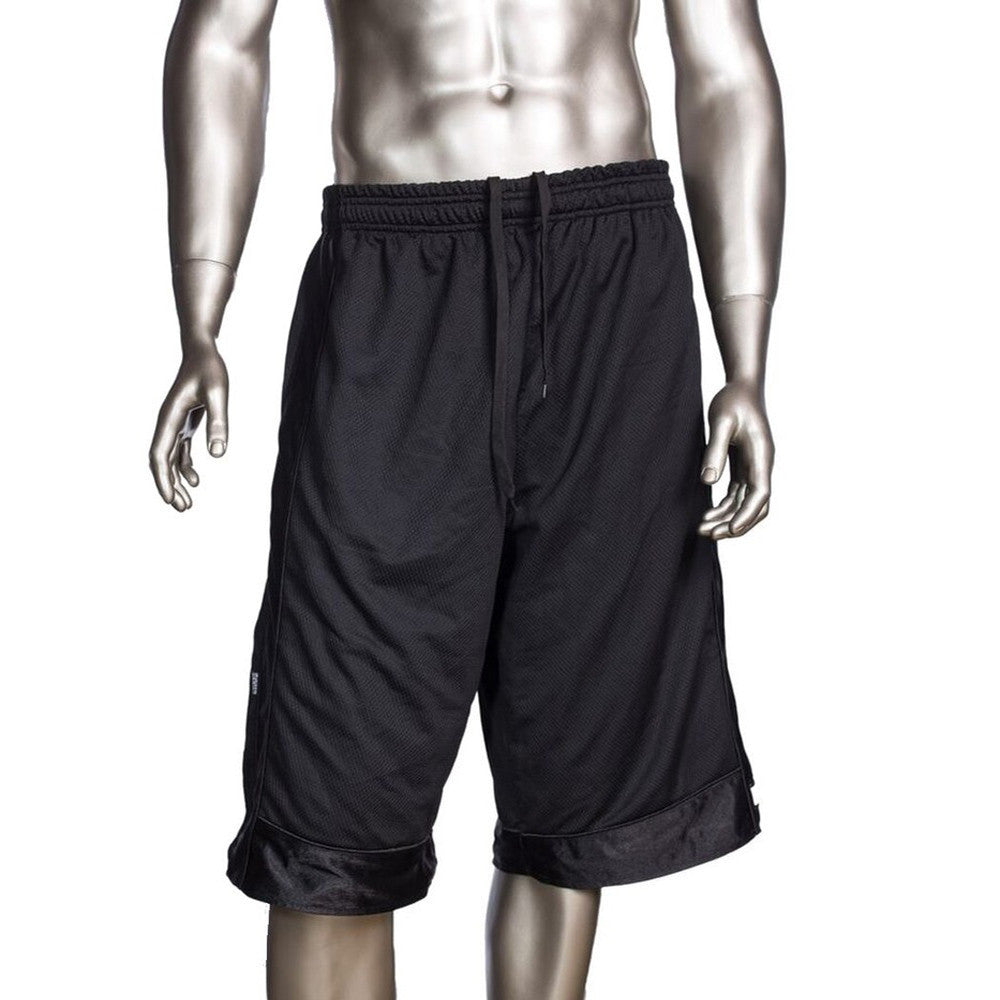 Mens Pro Club Mesh Jersey Basketball Shorts Small to 7XL Black - Just Sneaker Tees - 1