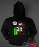 Graphic Bart Got Bred Hoodie to Match Retro Air Jordan 13 Bred Shoe