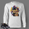 Long Sleeve T Shirt To Match Retro Air Jordan 7 Shoe Bordeaux - Just Sneaker Tees - 2