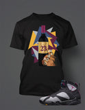 T Shirt To Match Retro Air Jordan 7 Shoe Bordeaux - Just Sneaker Tees - 1