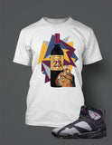 T Shirt To Match Retro Air Jordan 7 Shoe Bordeaux - Just Sneaker Tees - 2