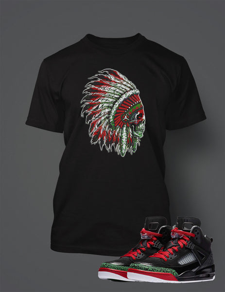 Chieftain T Shirt to Match Retro Air Jordan Spizike Shoe