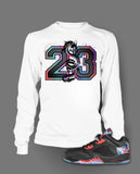 Long Sleeve Custom T-shirt To Match Retro Air Jordan 5 Low Chinese New Year - Just Sneaker Tees - 1
