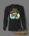 Long Sleeve T Shirt To Match Flex Olive Foamposite - Just Sneaker Tees - 1