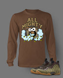 Long Sleeve T Shirt To Match Flex Olive Foamposite - Just Sneaker Tees - 3