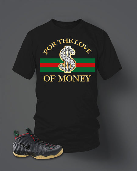 Long Sleeve Graphic T Shirt To Match Gucci Black Foamposite Shoe