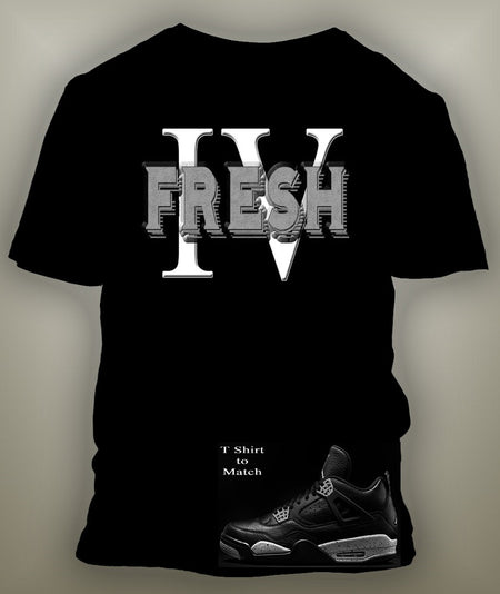 Long Sleeve Graphic T-Shirt To Match Retro Air Jordan 4 Oreo Shoe