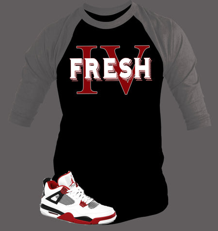 Baseball "Stay Getting Paid" Graphic T Shirt to Match Retro Air Jordan 4 Fire Red Shoe