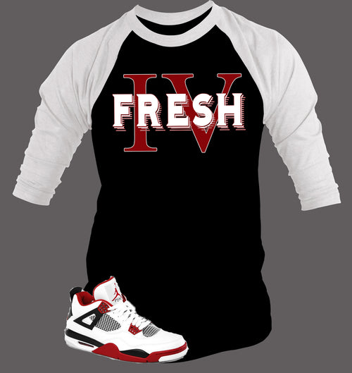 Baseball T Shirt To Match Retro Air Jordan 4 - Just Sneaker Tees - 2