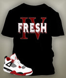 T Shirt To Match Retro Air Jordan 4 - Just Sneaker Tees - 1