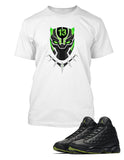 Panther Graphic T Shirt to Match Retro Air Jordan 13 High Altitude Shoe