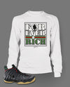 Long Sleeve T Shirt To Match Gucci Black Foamposite Shoes - Just Sneaker Tees - 2