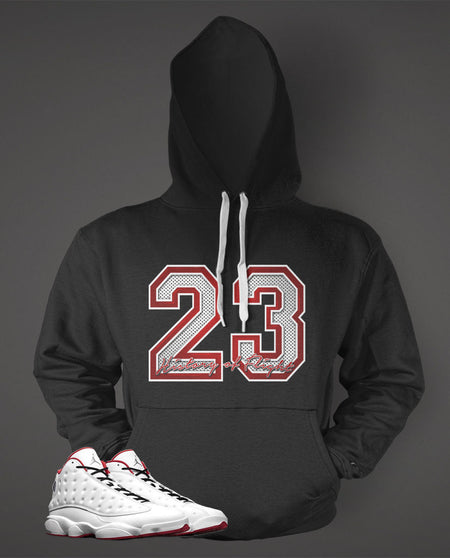 Graphic Pull Over to Match Retro Air Jordan 13 Bred Shoe