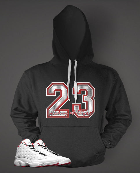 Graphic Pull Over to Match Retro Air Jordan 13 History Of Flight Shoe