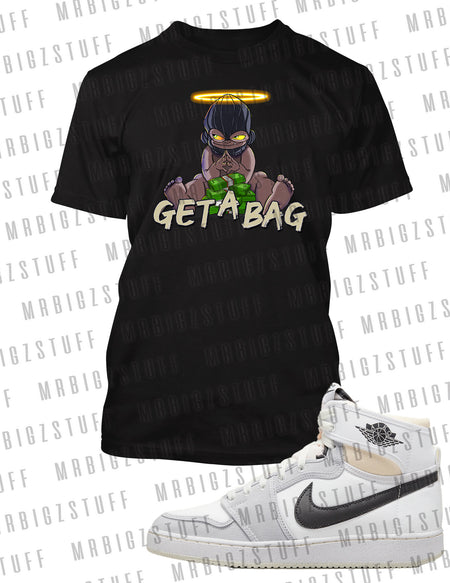 Graphic The Goal T Shirt To Match Air Jordan 1 Black Toe Shoe
