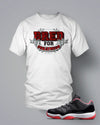 T Shirt To Match Retro Air Jordan 11 Low Top Shoe Bred Of Greatness - Just Sneaker Tees