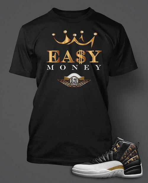 T-Shirt To Match Retro Air Jordan 12 Wings Shoe 