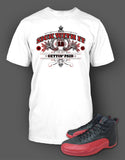 T Shirt To Match Retro Air Jordan 12 Flu Game Shoe 