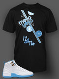 Womens T Shirt To Match Retro Air Jordan 12 Melo Shoe - Just Sneaker Tees - 2