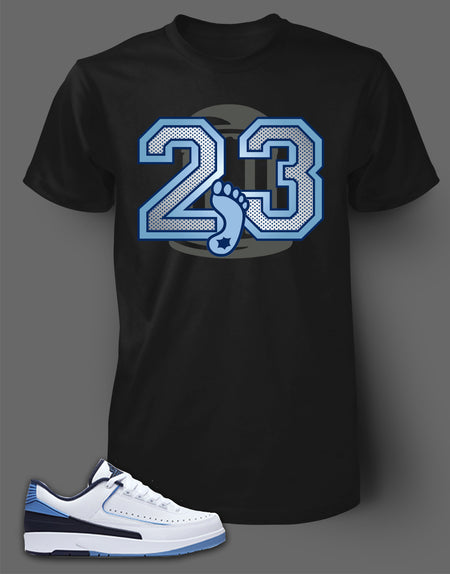 Long Sleeve Graphic T Shirt To Match Retro Air Jordan 2 Radio Raheem Shoe