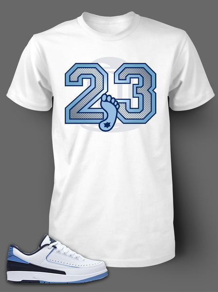 T Shirt To Match Retro Air Jordan 2 Low Shoe - Just Sneaker Tees - 3