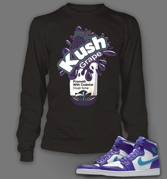 Long Sleeve T shirt To Match Air Jordan 1 High Feng Shui - Just Sneaker Tees - 1