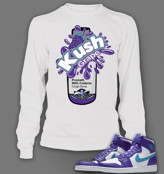 Long Sleeve T shirt To Match Air Jordan 1 High Feng Shui - Just Sneaker Tees - 2