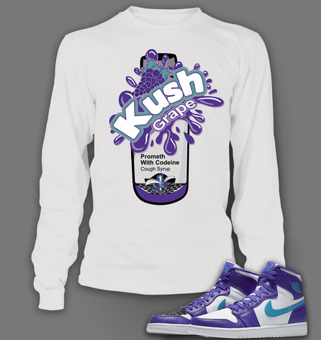Long Sleeve T shirt To Match Air Jordan 1 High Feng Shui - Just Sneaker Tees - 2
