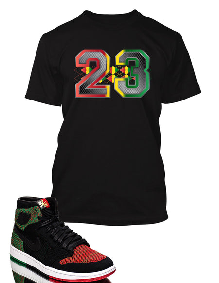 Fly One Graphic T Shirt to Match Retro Air Jordan 1 Shoe