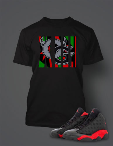 OG T Shirt to Match Retro Air Jordan 13 Bred Shoe