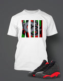OG T Shirt to Match Retro Air Jordan 13 Bred Shoe