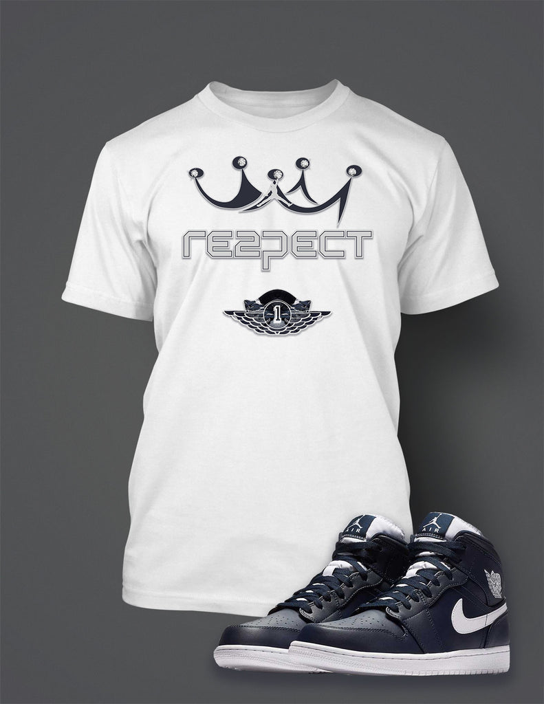 Graphic Respect T Shirt To Match Retro Air Jordan 1 High Jeter