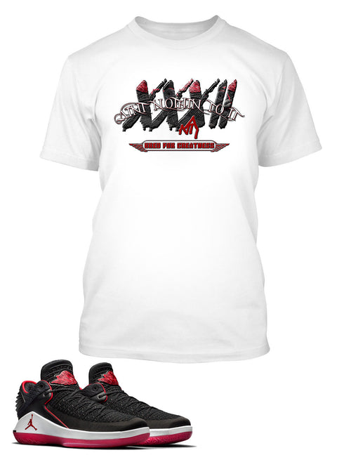 Nothin to It Shirt to Match Retro Air Jordan 32 Low Bred Shoe