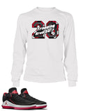Trappin 24/7 Graphic T Shirt to Match Retro Air Jordan 32 Low Bred Shoe