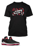 Trappin 24/7 Graphic Shirt to Match Retro Air Jordan 32 Low Bred Shoe