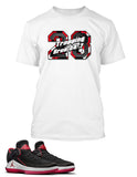 Trappin 24/7 Graphic Shirt to Match Retro Air Jordan 32 Low Bred Shoe