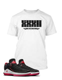 Greatness Graphic Shirt to Match Retro Air Jordan 32 Low Bred Shoe