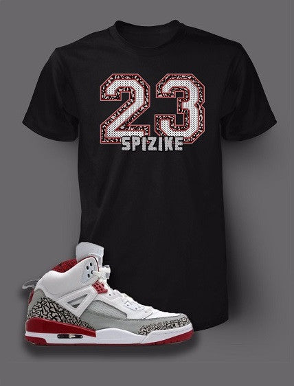 Graphic T Shirt To Match Retro Air Jordan 5 Spizike White Cement Shoe