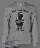 Graphic Doing Big Thing T Shirt To Match Retro Air Jordan 8 Cool Grey Shoe