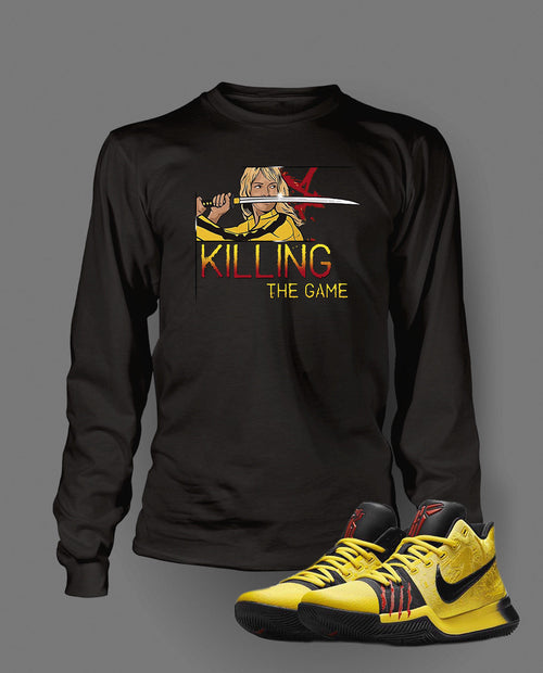 Killing The Game Graphic T Shirt to Match Kyrie 3 Bruce Lee Shoe