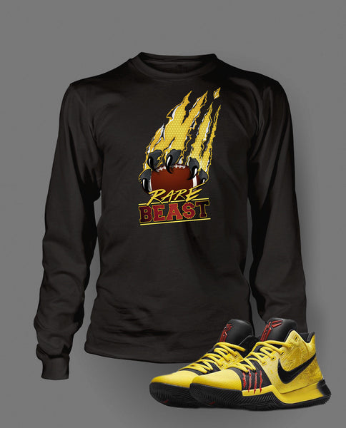 Rare Beast Graphic T Shirt to Match Kyrie 3 Bruce Lee Shoe