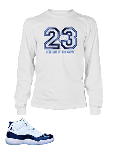 Veteran Of The Game Graphic T Shirt to Match Retro Air Jordan 11 Shoe