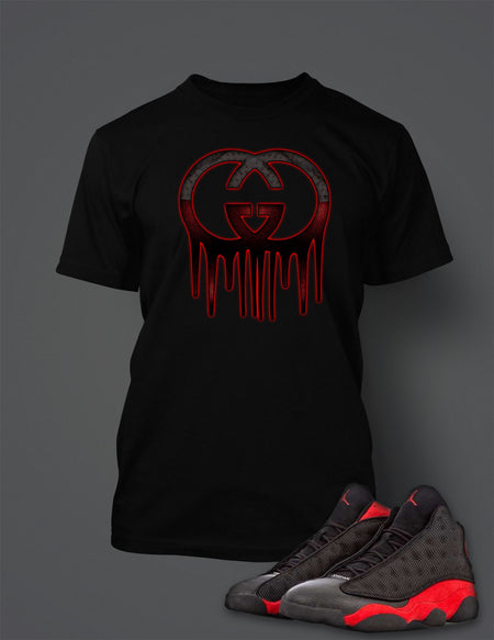 Graphic Shattered T Shirt To Match Retro Air Jordan 1 Banned Shoe